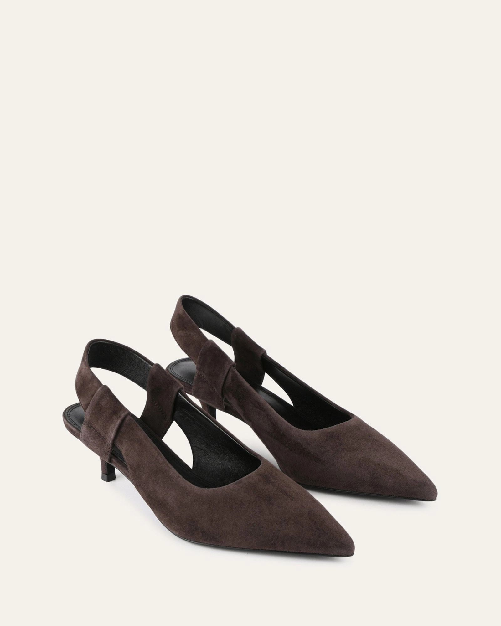 Motion Elements Optimized Outfitwear Rosa Low Heels Bitter Choc Suede