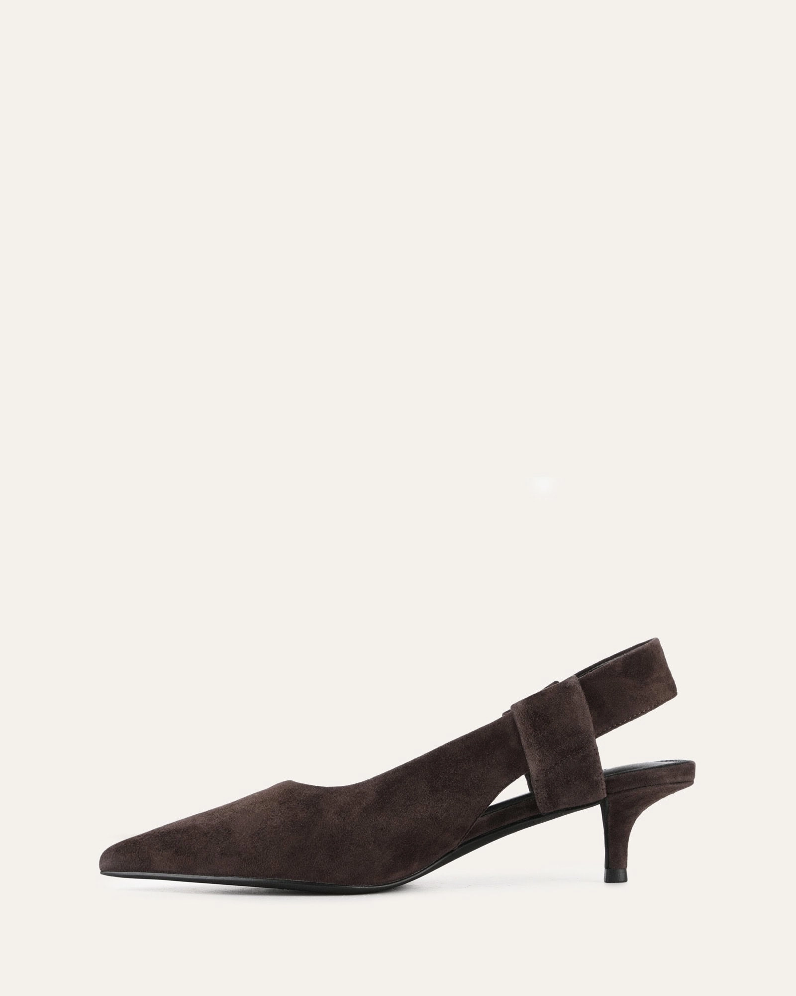 Rosa Low Heels Bitter Choc Suede Flex And Fit Timeless Cool