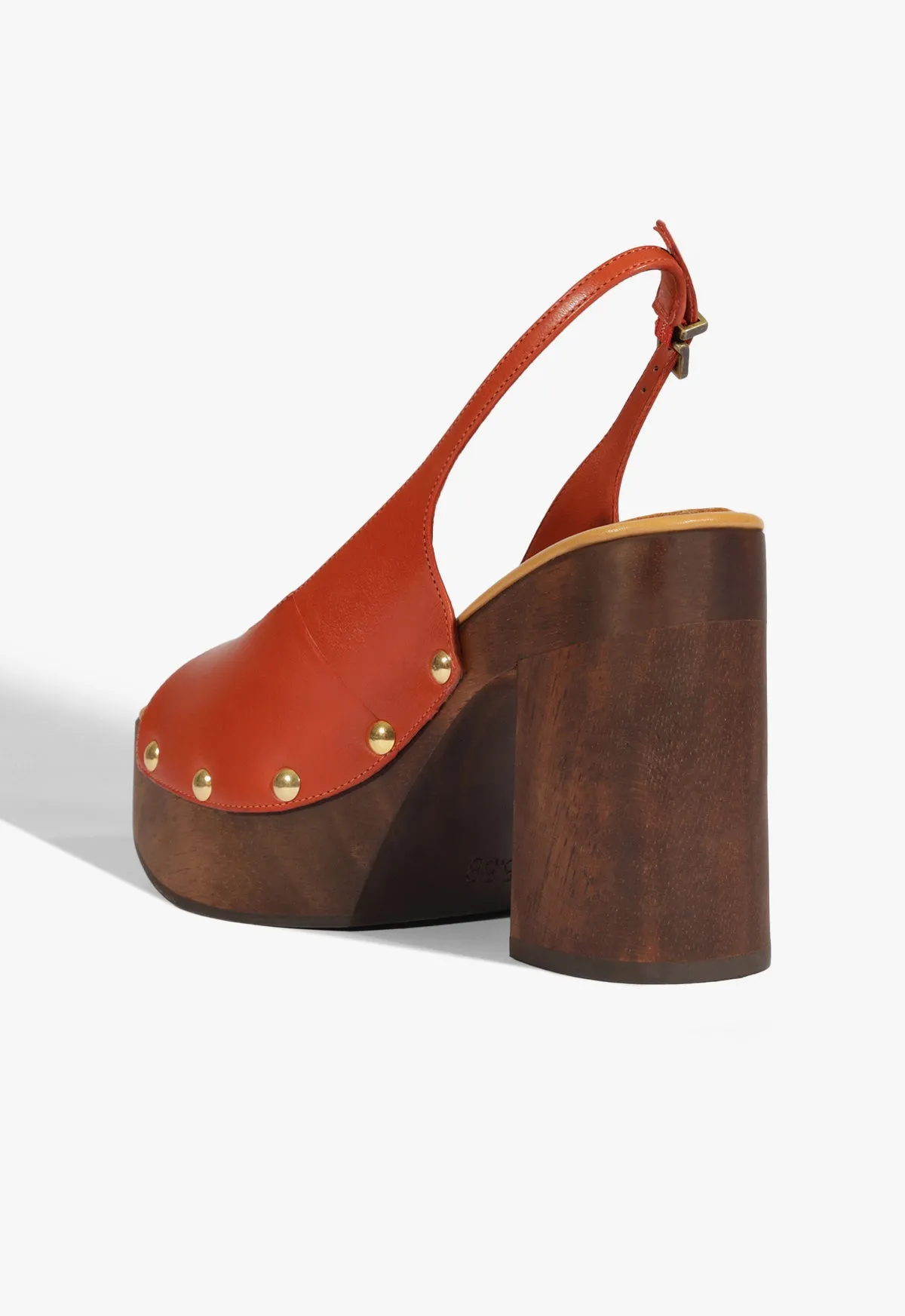 Fluid Profile Rose Sling Platform Sandal