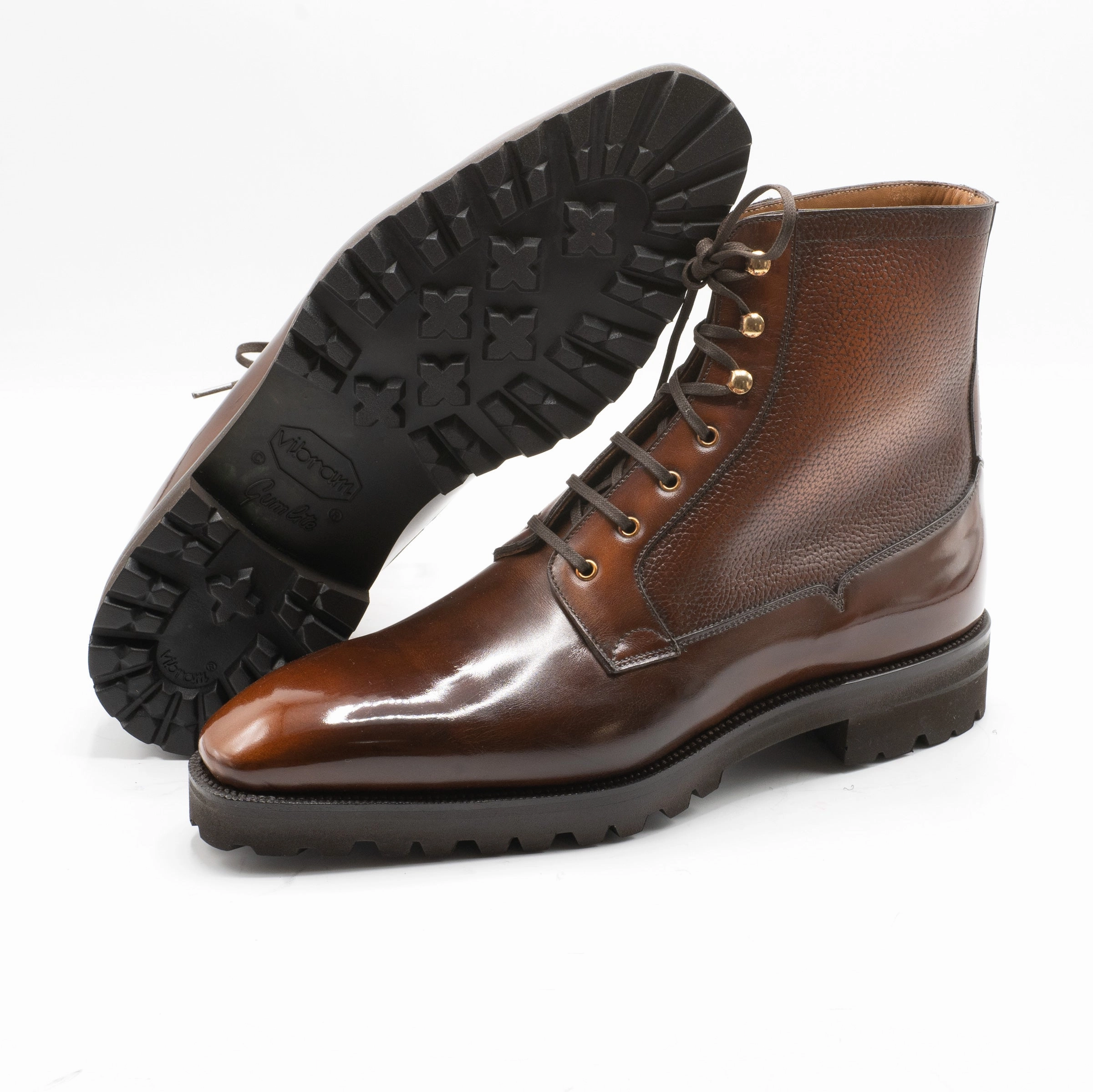 Roy Balmoral Derby Boot - Dark Oak Mto Essentials, Upgraded Pure Look
