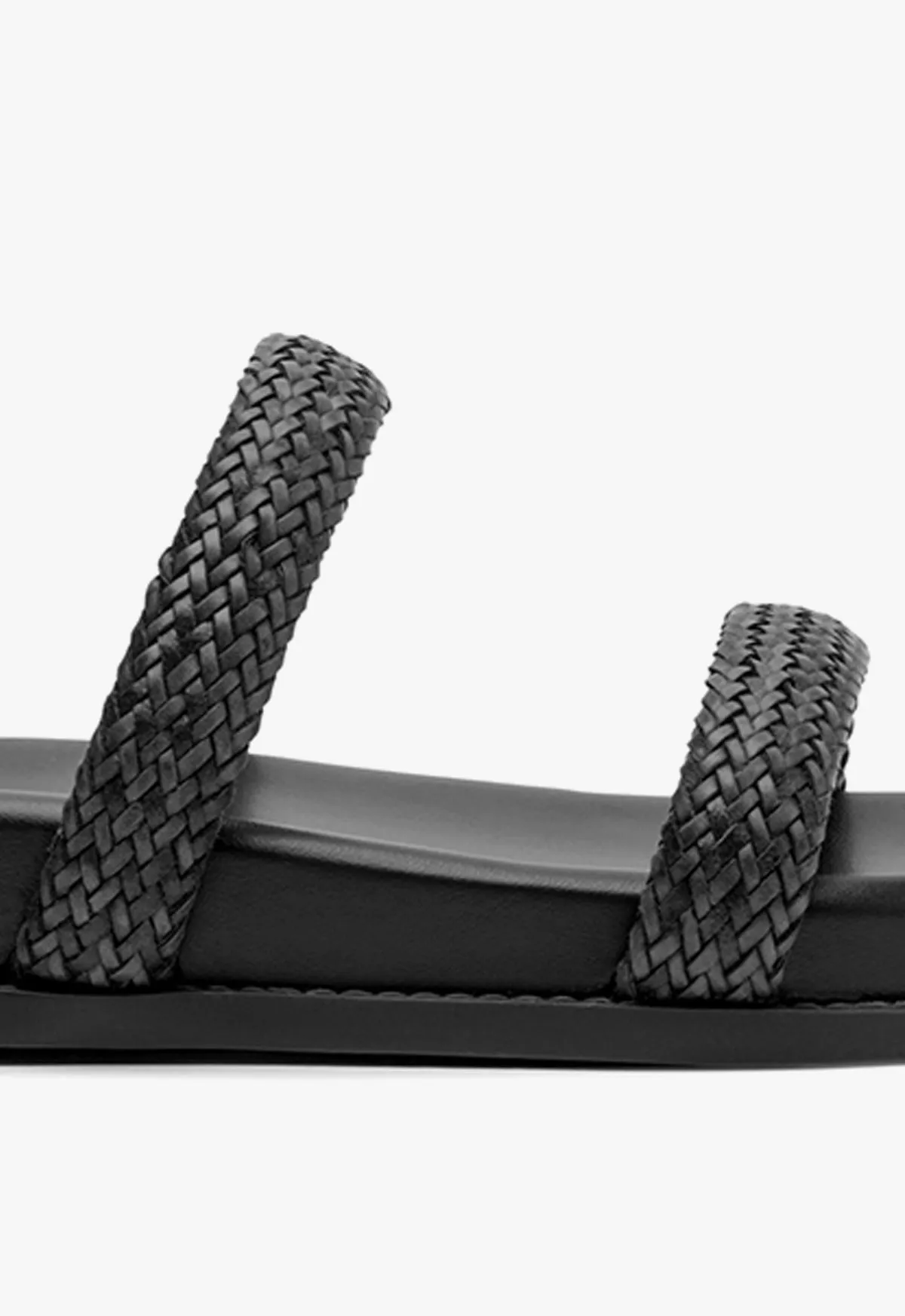 Ruby Black Sporty Sandal Understated Utility