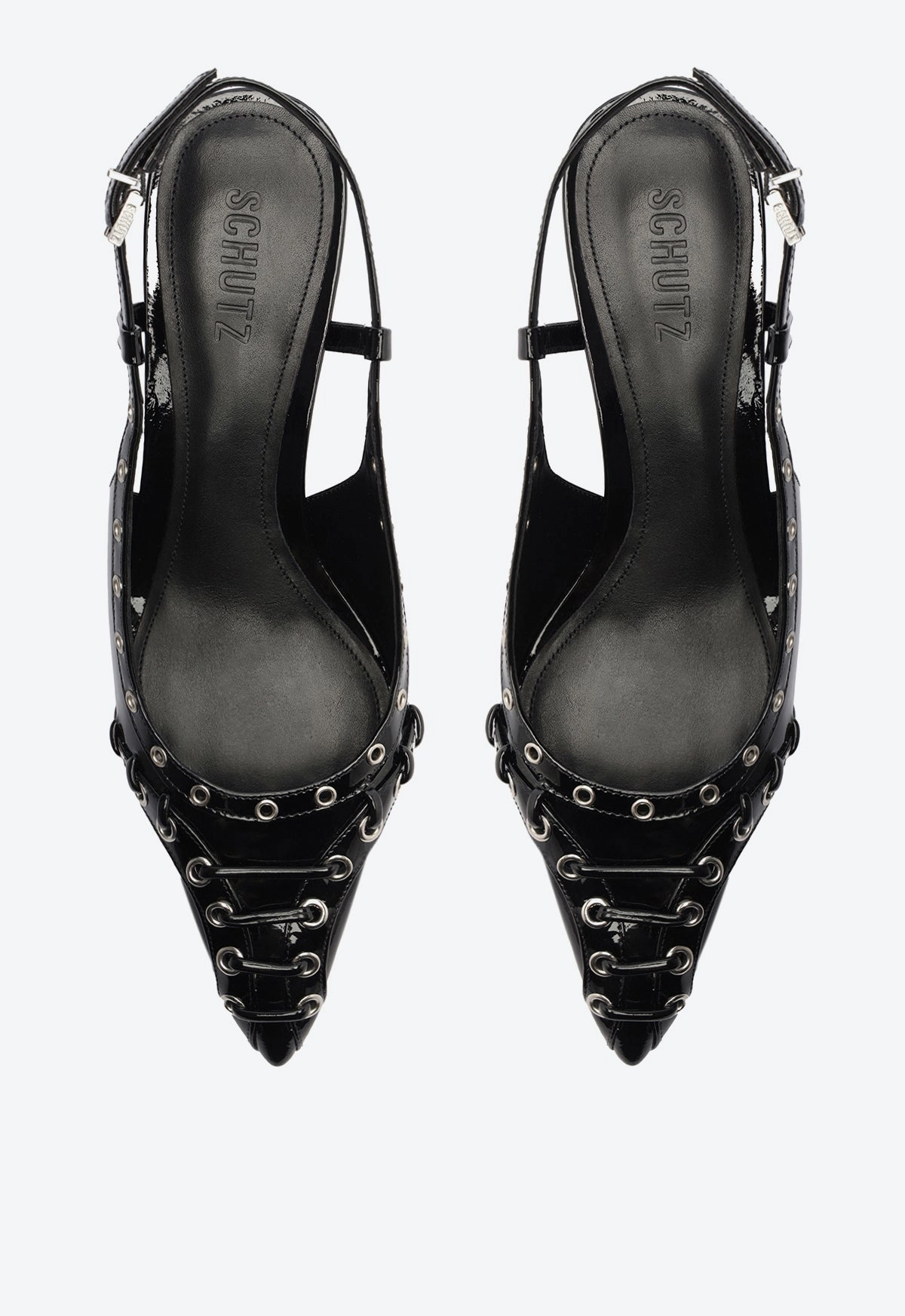 Ruth Mid Patent Leather Pump Smart Design Gear