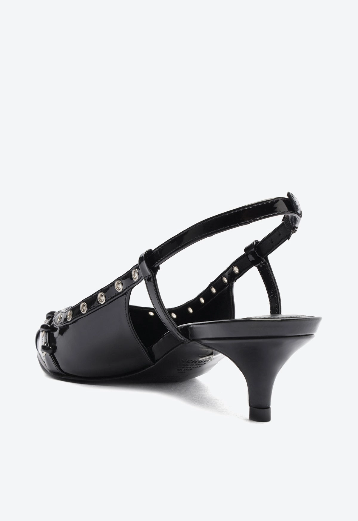 Ruth Mid Patent Leather Pump Style In Sync Core-Driven