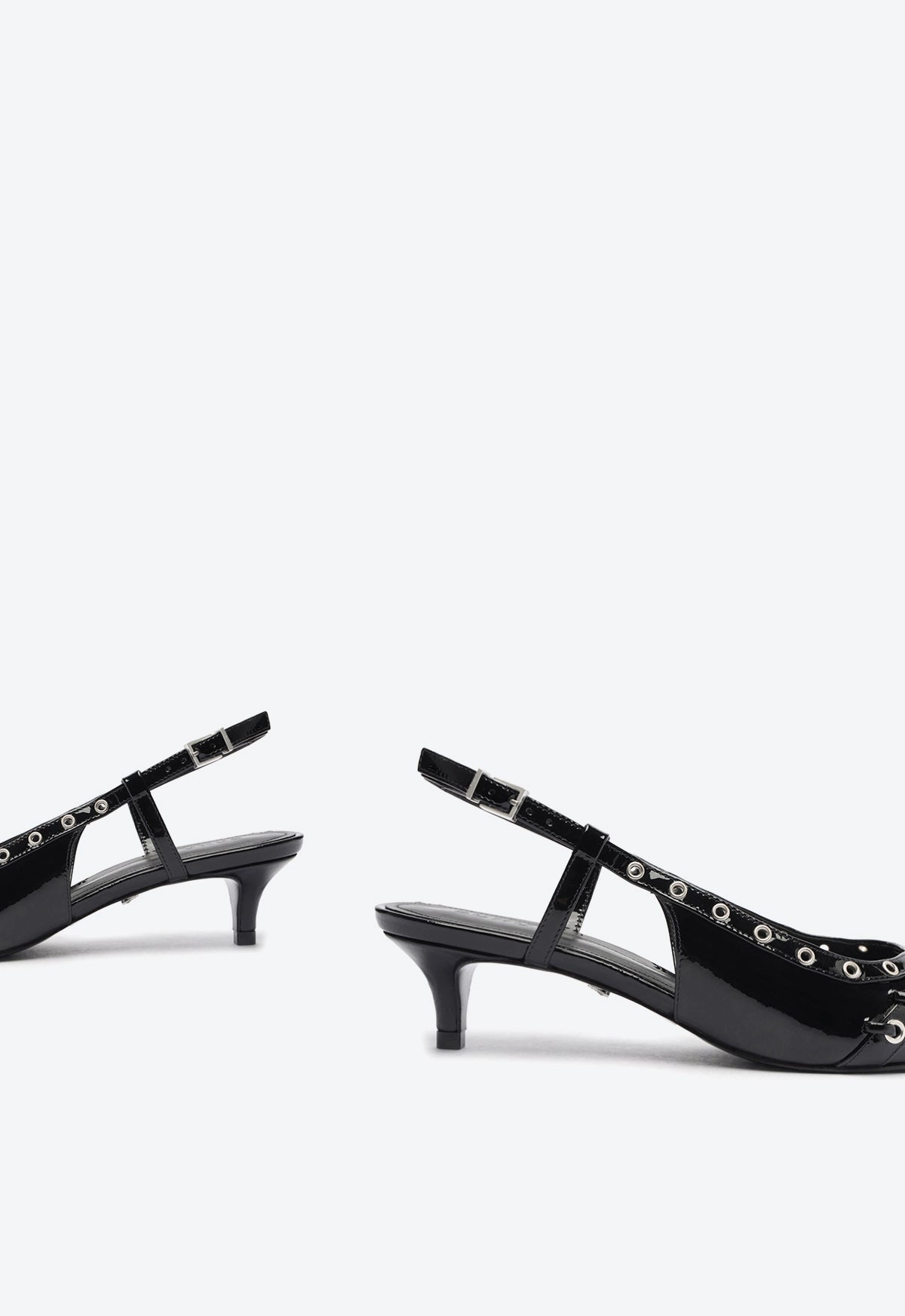 Inspired Living In-Motion Look Ruth Mid Patent Leather Pump