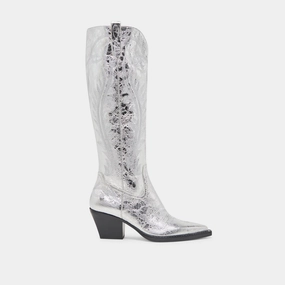 Ryatt Boots Silver Distressed Leather Optimized Outfit