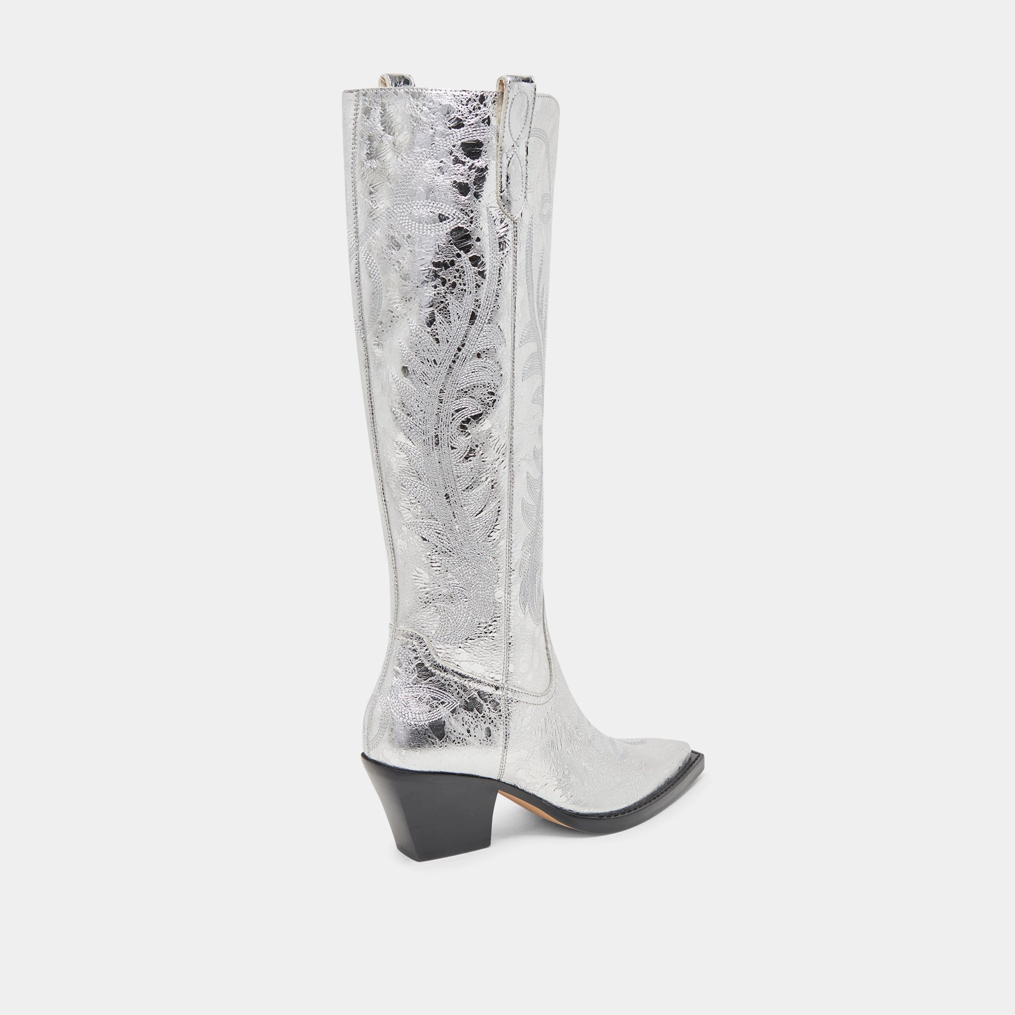 Ryatt Boots Silver Distressed Leather Unified Fit Your Rhythm Layer