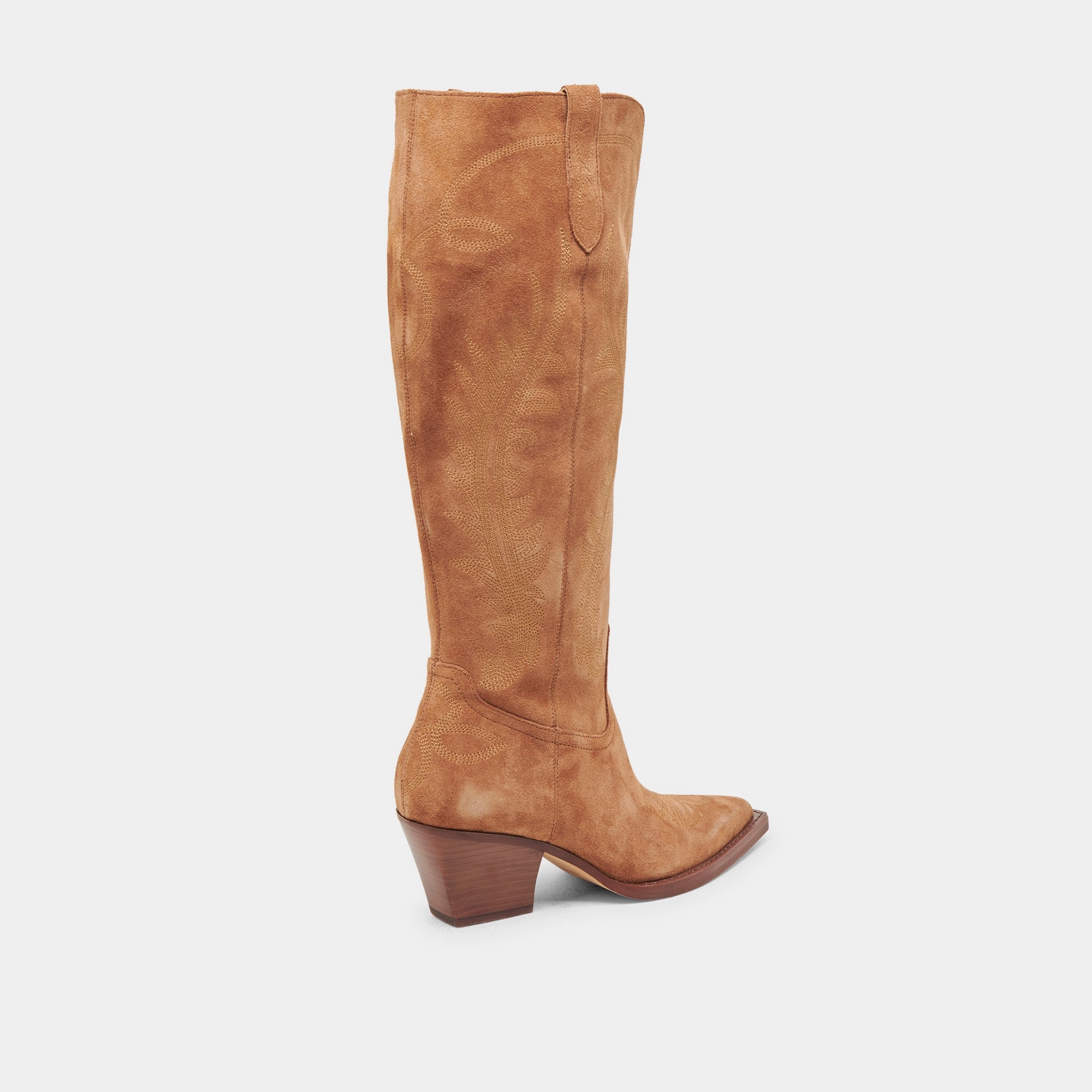 Ryatt Extra Wide Calf Boots Pecan Suede Motion-Elevated Live In Motion
