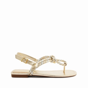 Sage Metallic Flat Sandal Grounded Luxury Unisex Rhythm