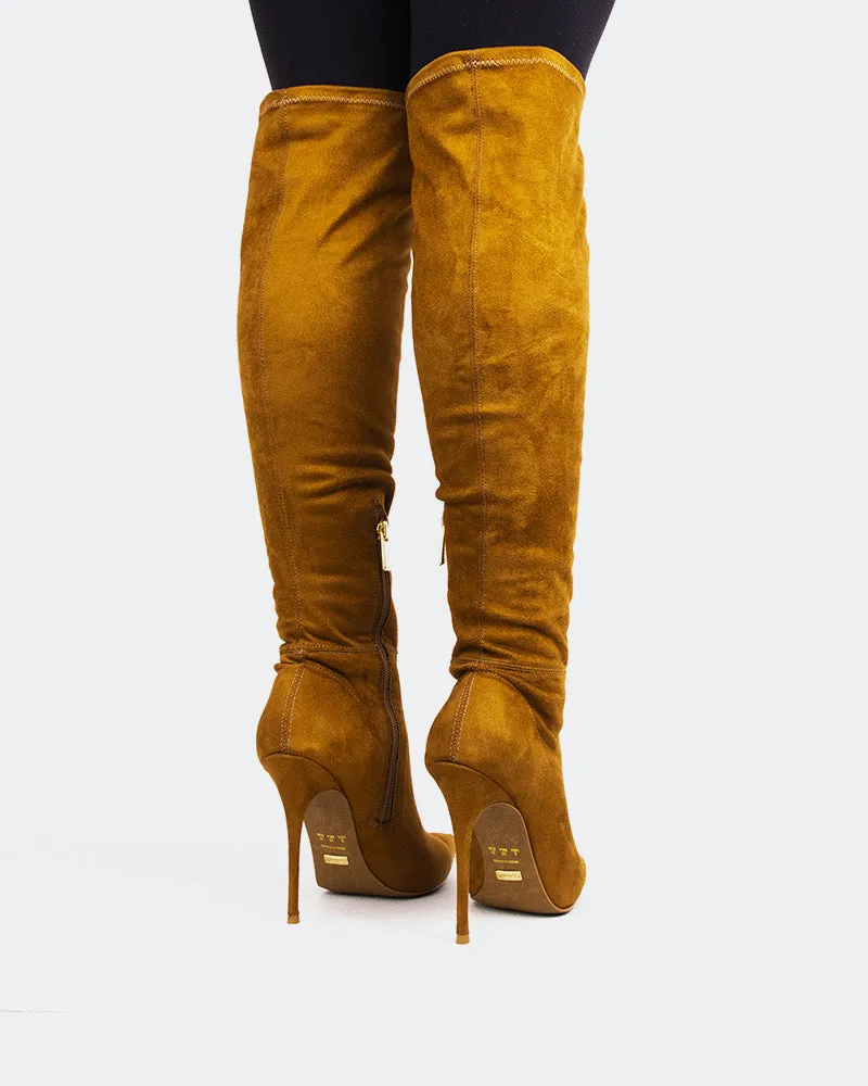 Journey Wear Season-Free Style Sahar Camel Suede