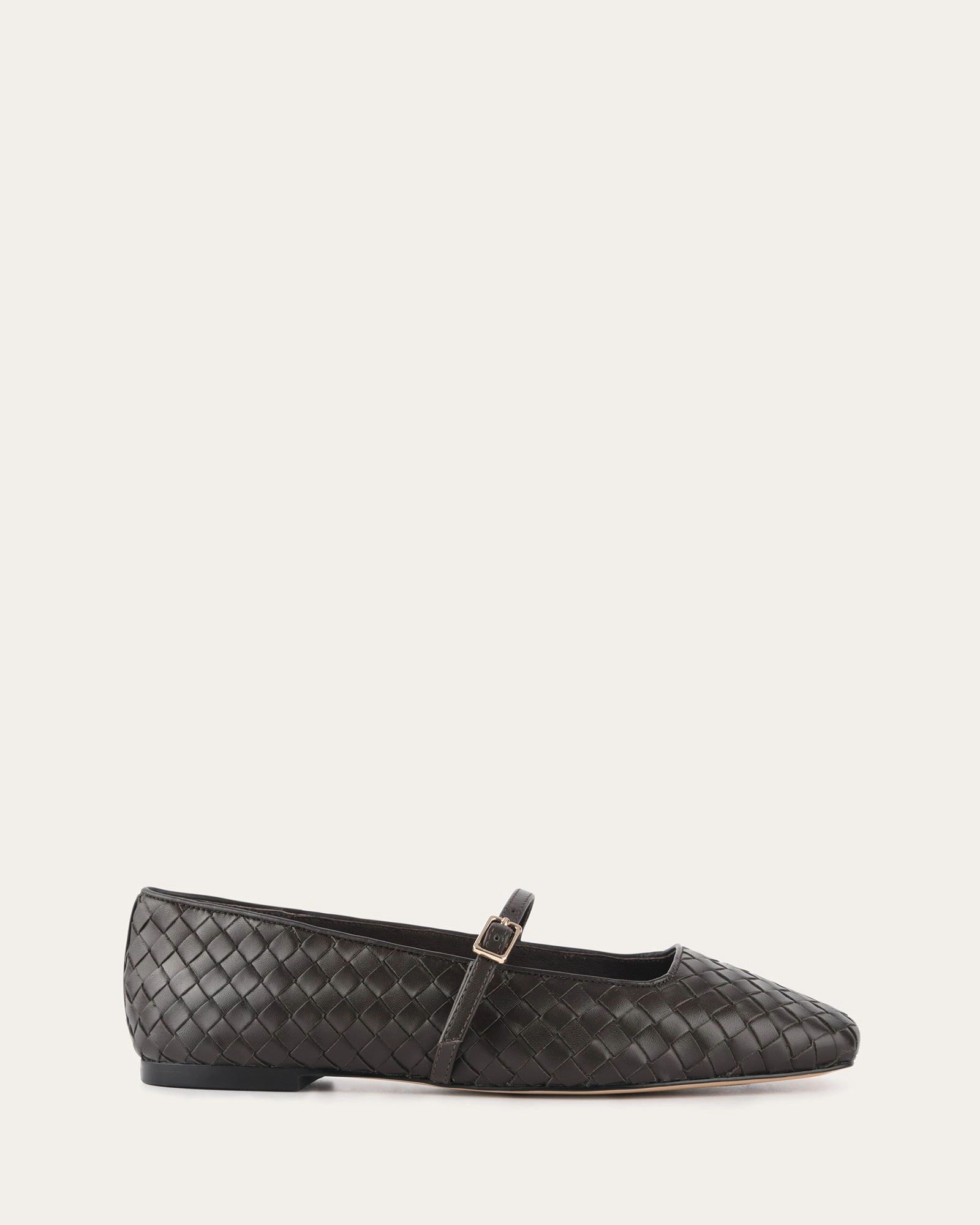 Sailor Ballet Flats Cacao Leather Effortless Gear