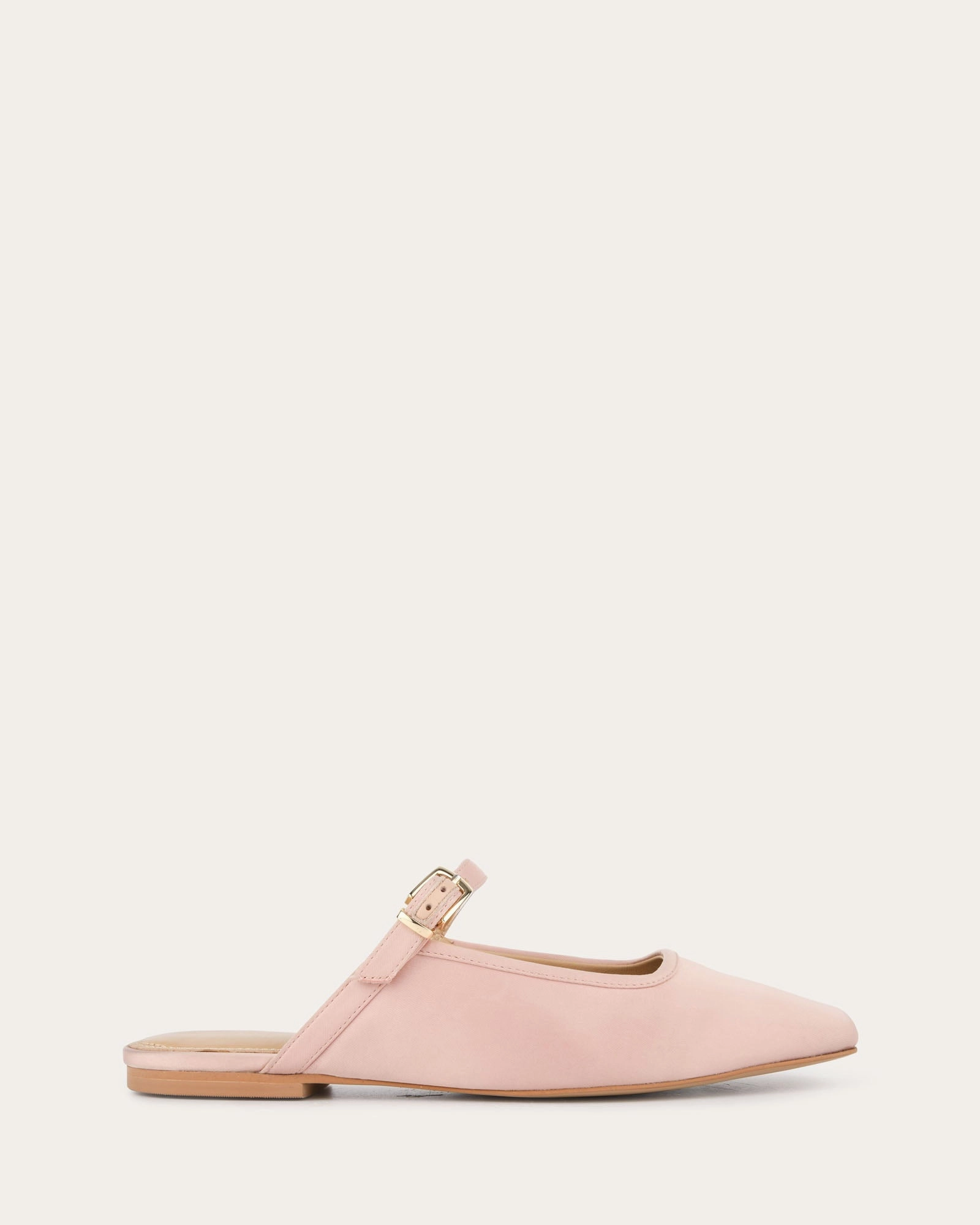 Sammy Dress Flats Blush Satin Quiet Fit