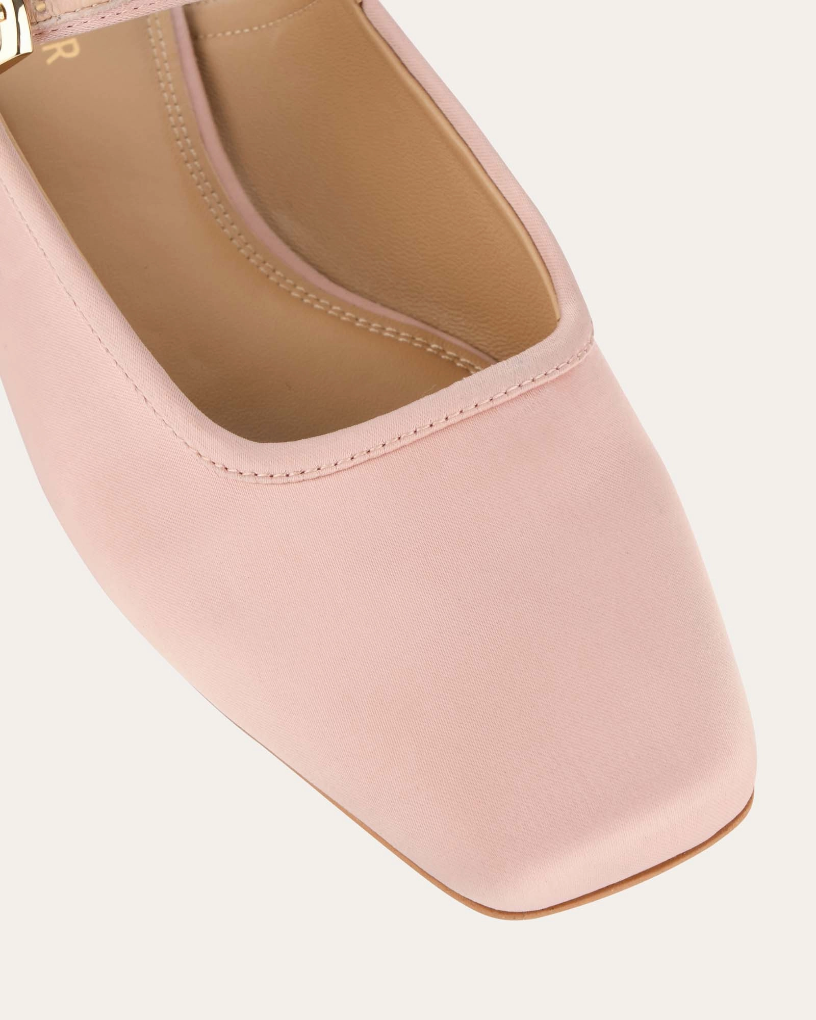 Adaptive Aesthetic Carry Your Vibe Sammy Dress Flats Blush Satin