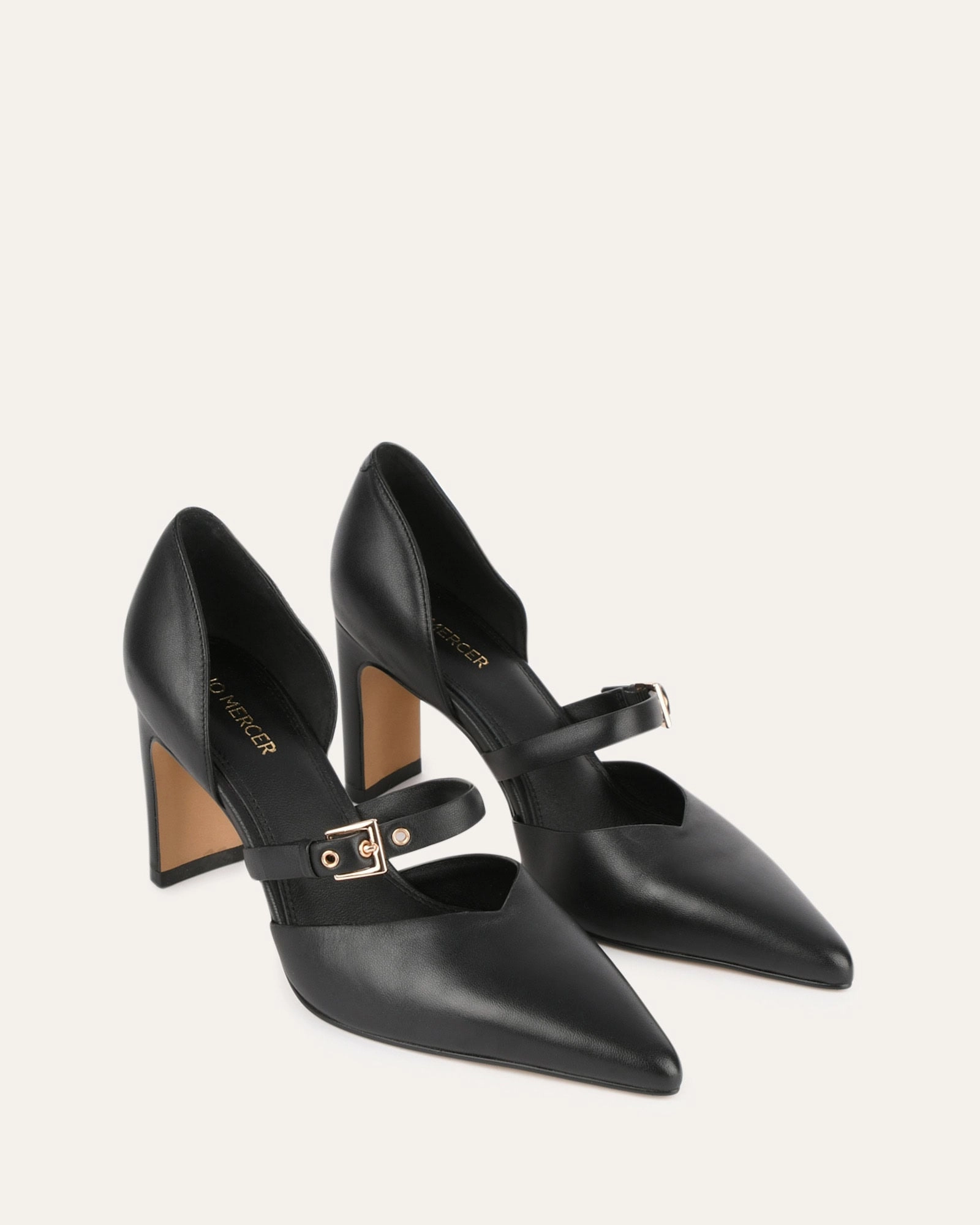 Wear With Intent Sawyer High Heels Black Leather
