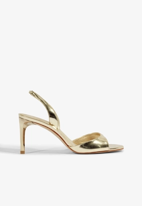 Scarlett Sling Mid Metallic Sandal Smooth Layers Urban Layering