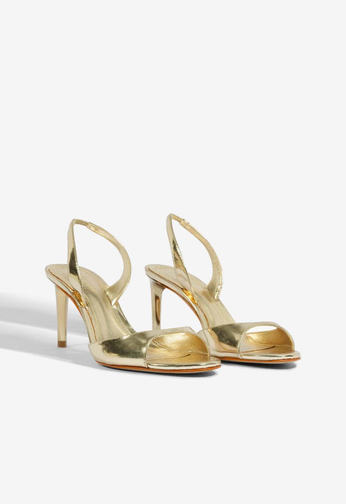 Scarlett Sling Mid Metallic Sandal Crafted Ease