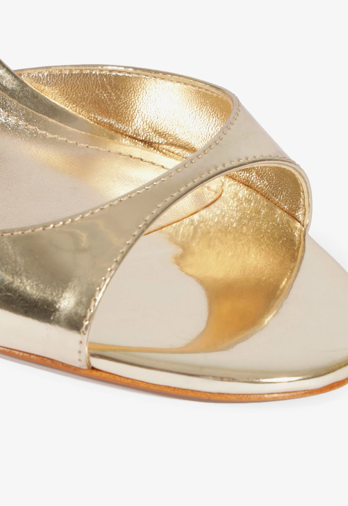 Scarlett Sling Mid Metallic Sandal Quiet City Style