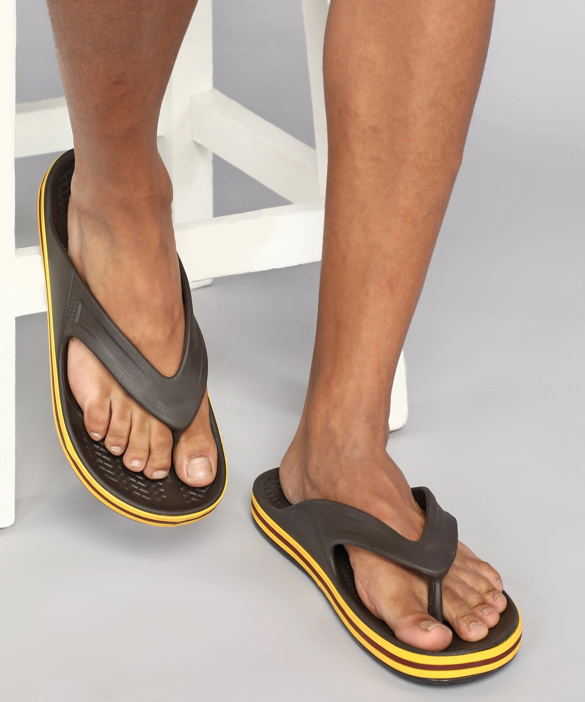 Paragon Evk3414G Men Slippers | Lightweight Flipflops For Indoor & Outdoor | Casual & Comfortable | For Everyday Use Multi-Context Fit Refined To Move