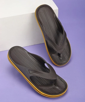 Conscious Form Paragon Evk3414G Men Slippers | Lightweight Flipflops For Indoor & Outdoor | Casual & Comfortable | For Everyday Use