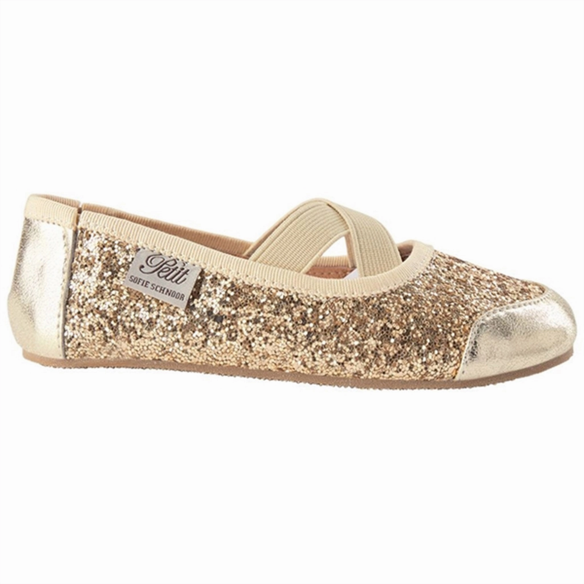 Sofie Schnoor Ballerina Indoors Shoes Champagne Street-Ready Modern Wearables