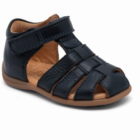 Bisgaard Navy Carly Sandal All-Day Movement City-Ready Wear