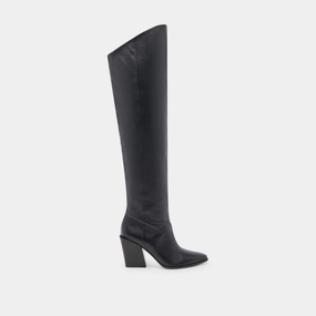 Lupin Wide Calf Boots Black Leather Active Lifestyle Gear