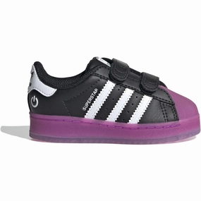 Adidas Originals Core Black / Purple Burst / Cloud White Superstar Led Lights Cf I Sneakers Motion In Mind Structured Freedom