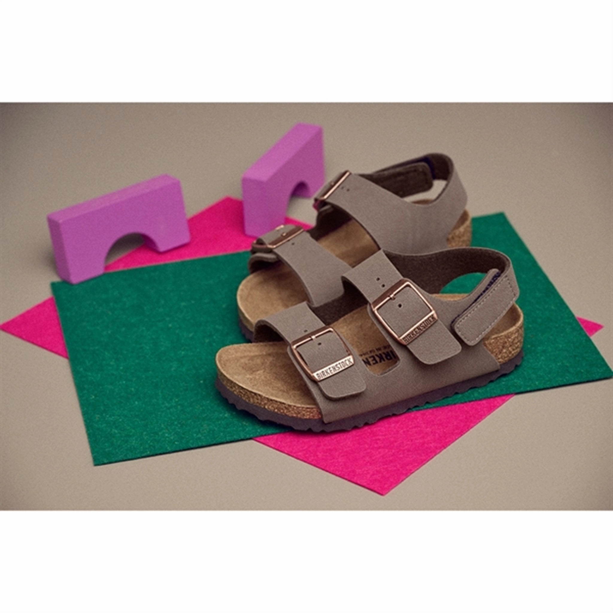 Streamlined Life Shift Your Gear Birkenstock Milano Hl Kids Mocha Sandals