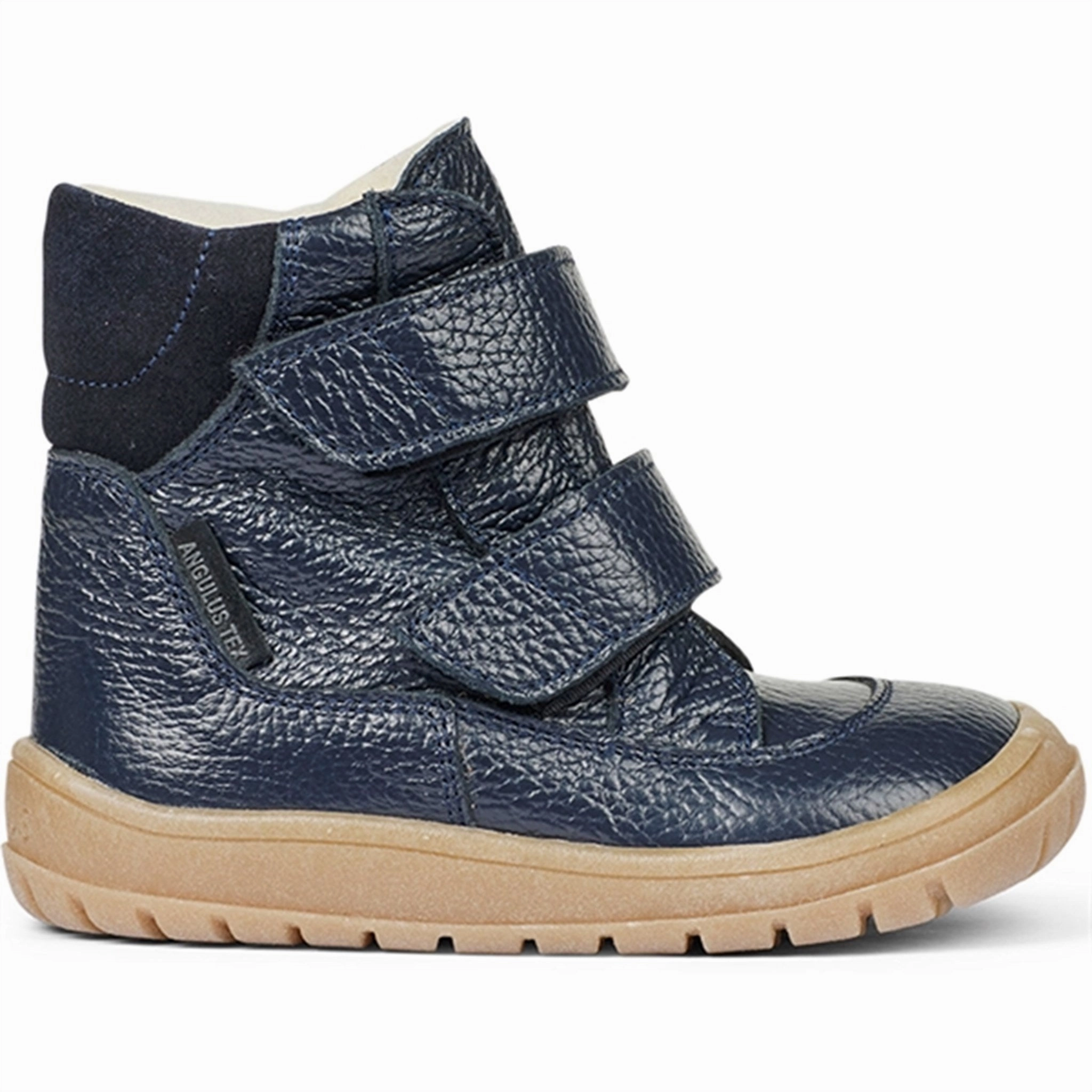 Angulus Tex-Boots With Velcro Navy/Navy Soft-Fit System