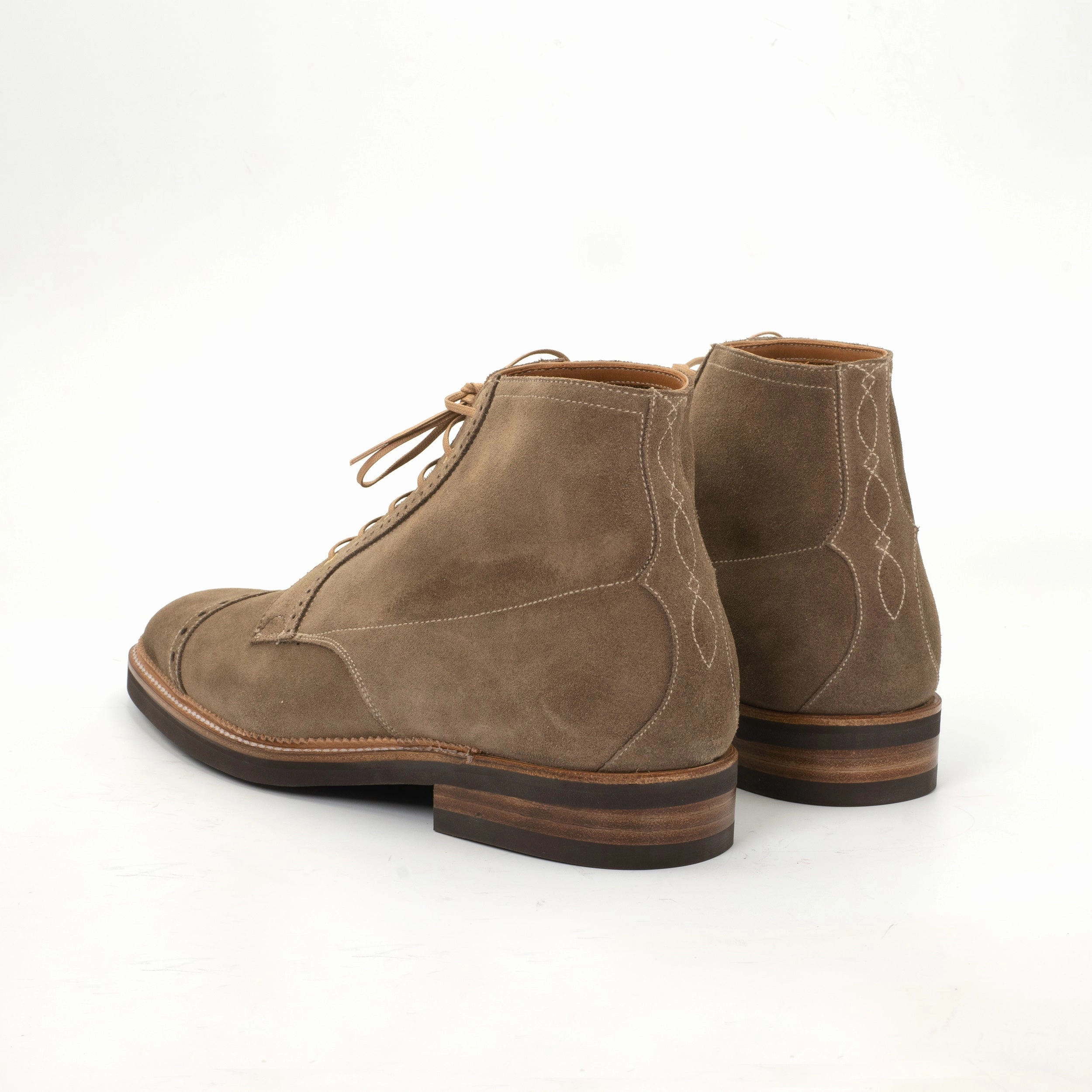 Everyday Motionwear Refined Urbanism Brossa Derby Boot Mto - Taupe Valentine Suede