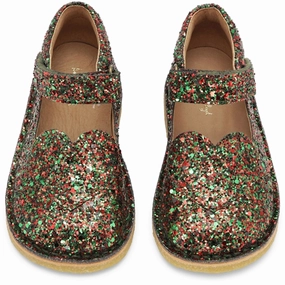 Ready For Rhythm Konges Sl?Jd Shoe Minnie Coeur Glitter Multi Glitter