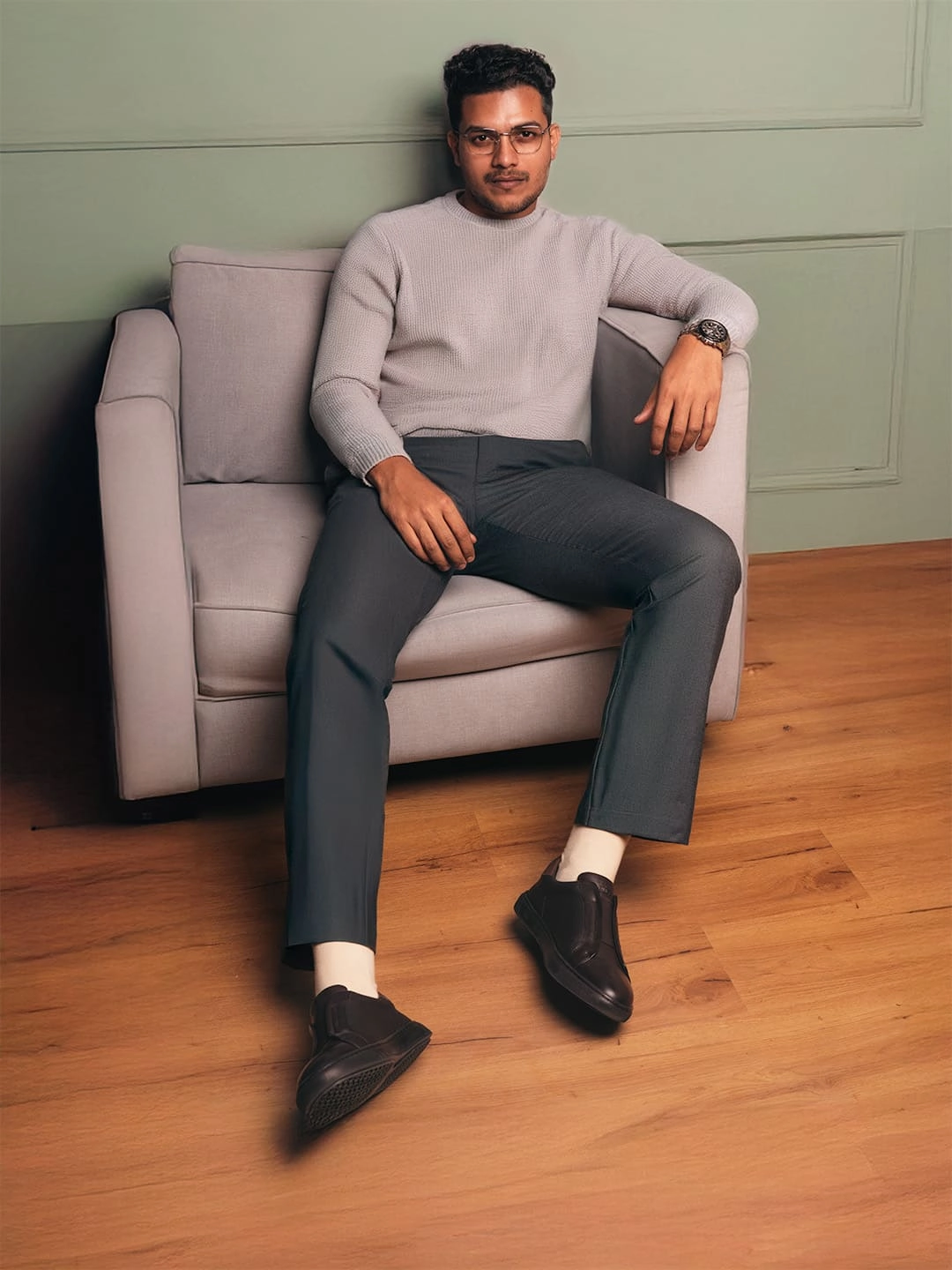 Active Ease Design-First Bacca Bucci Boardroom Vegan Leather Sneakers