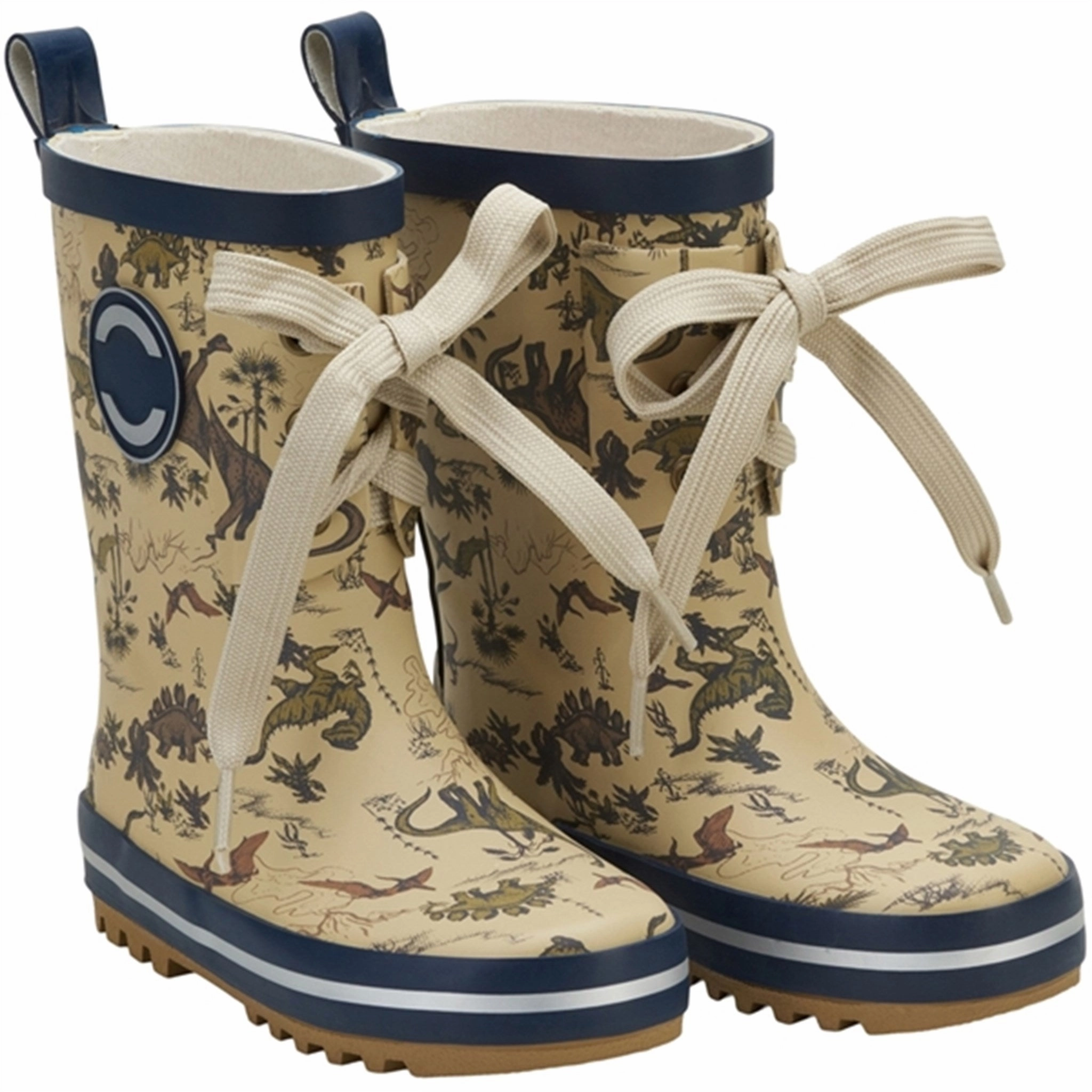 Functional Ease Mikk-Line Rubber Boots Print Olive Gray