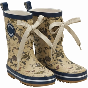 Functional Ease Mikk-Line Rubber Boots Print Olive Gray