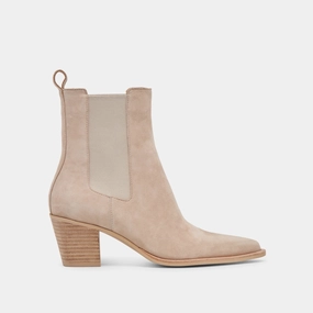 Shadie H2O Booties Dune Suede Calm Aesthetic Go Further