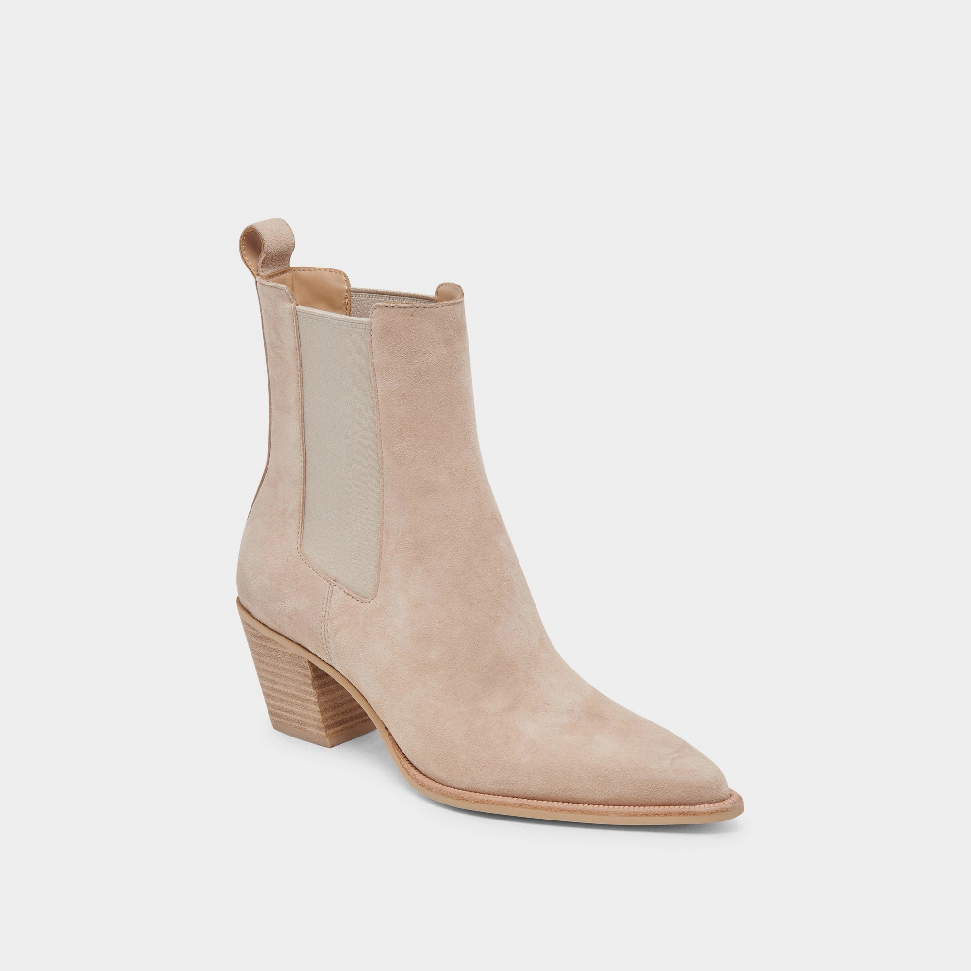 Layer Up Smart Clean Forms Shadie H2O Booties Dune Suede