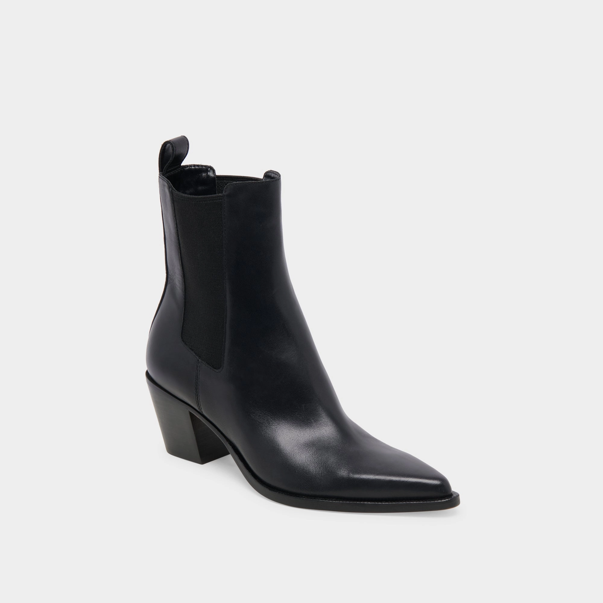 Shadie H2O Wide Booties Black Leather Your Mobile Look