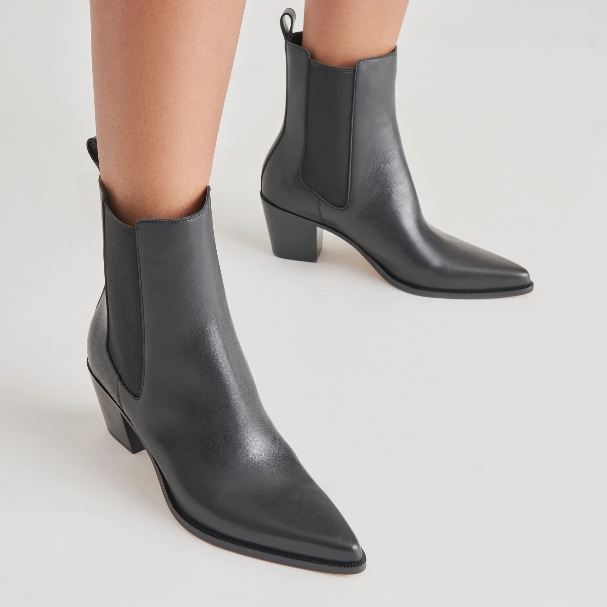 Daily-Ready Shadie H2O Wide Booties Black Leather