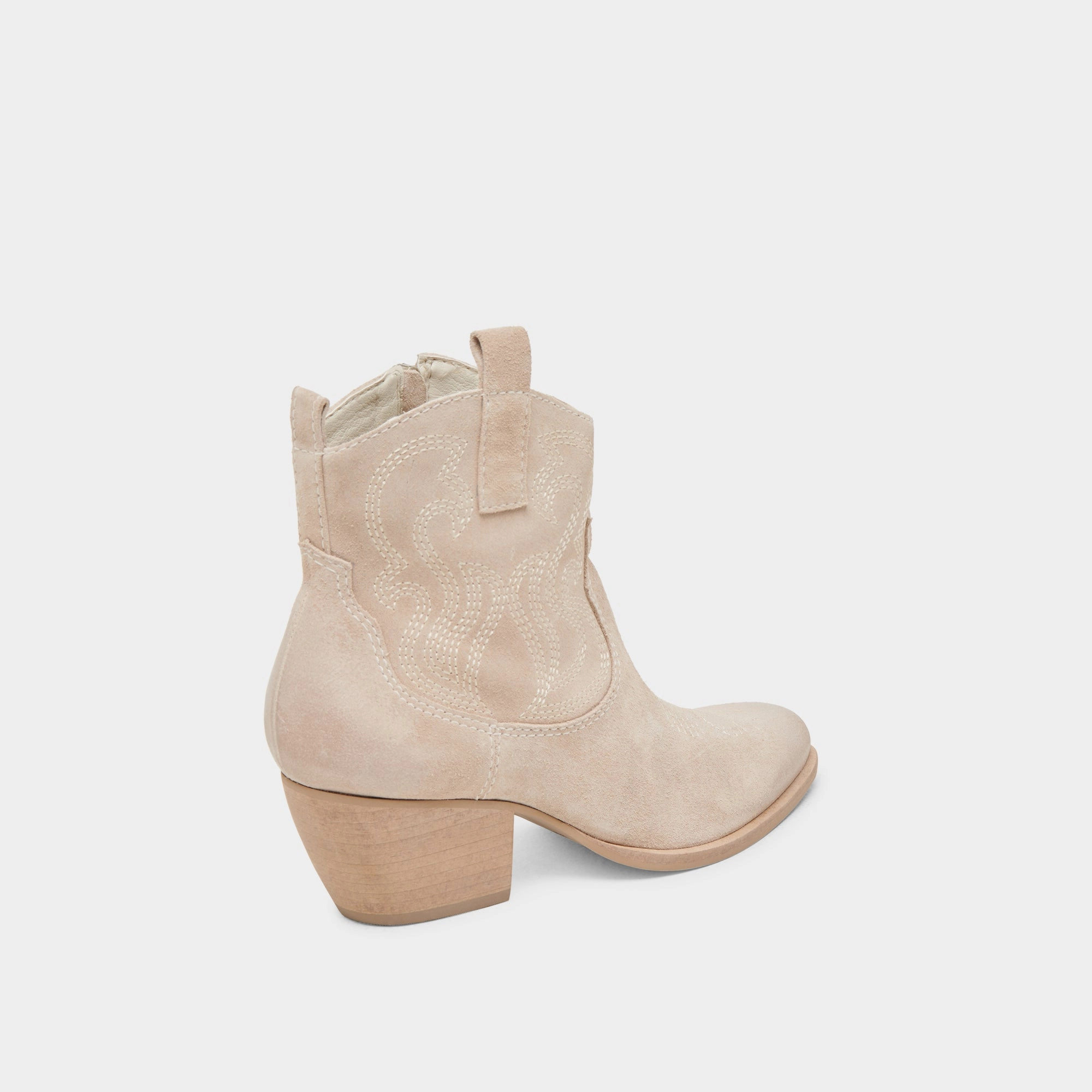 Refined Feel Shania Booties Taupe Suede