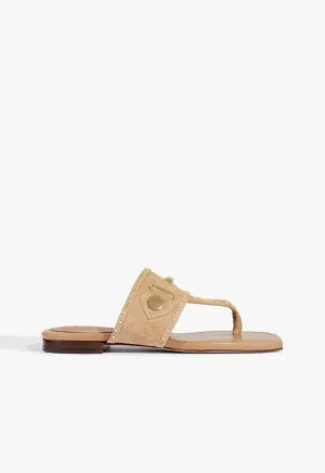 Aria Beige Suede Sandal Live Lightwear Wear With Intent