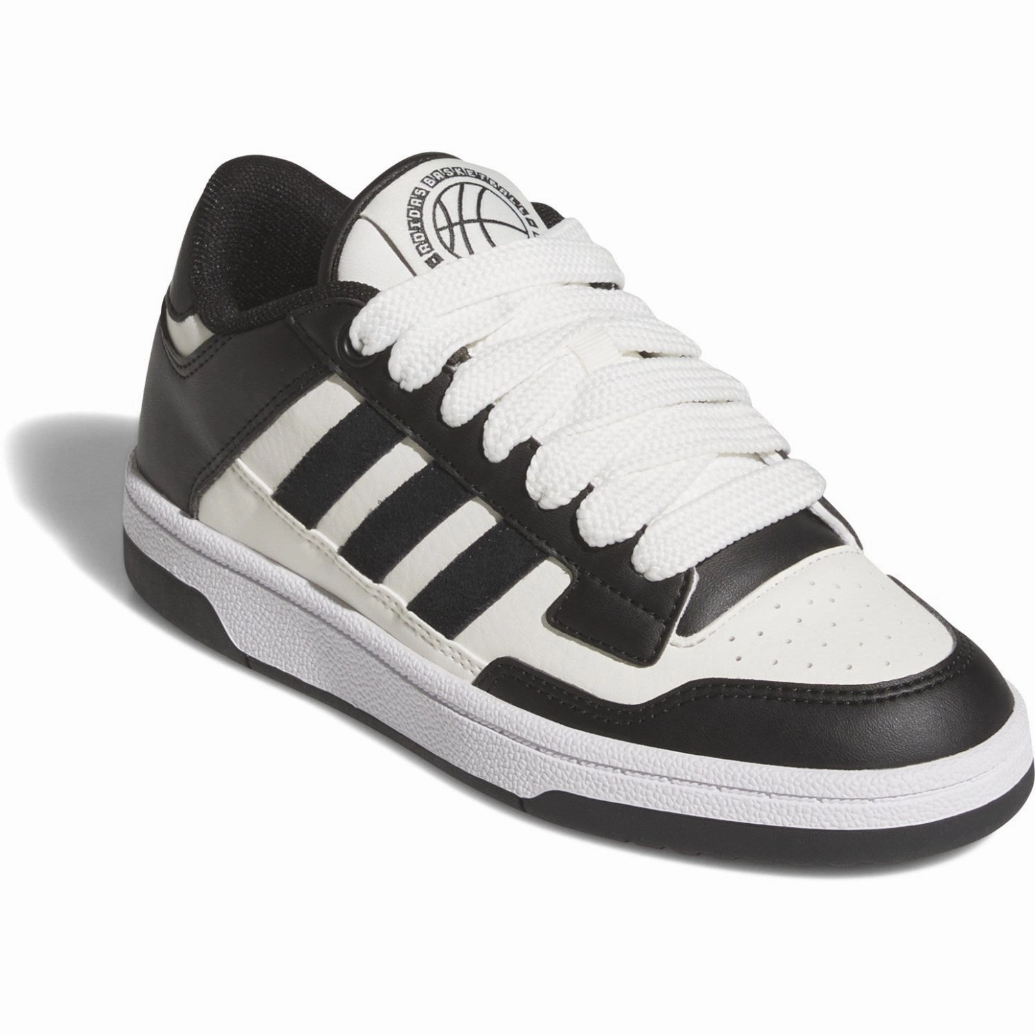 Adapt And Go Adidas Originals Core Black/Cloud White/Ftwr White Rapid Court Low J Sneakers