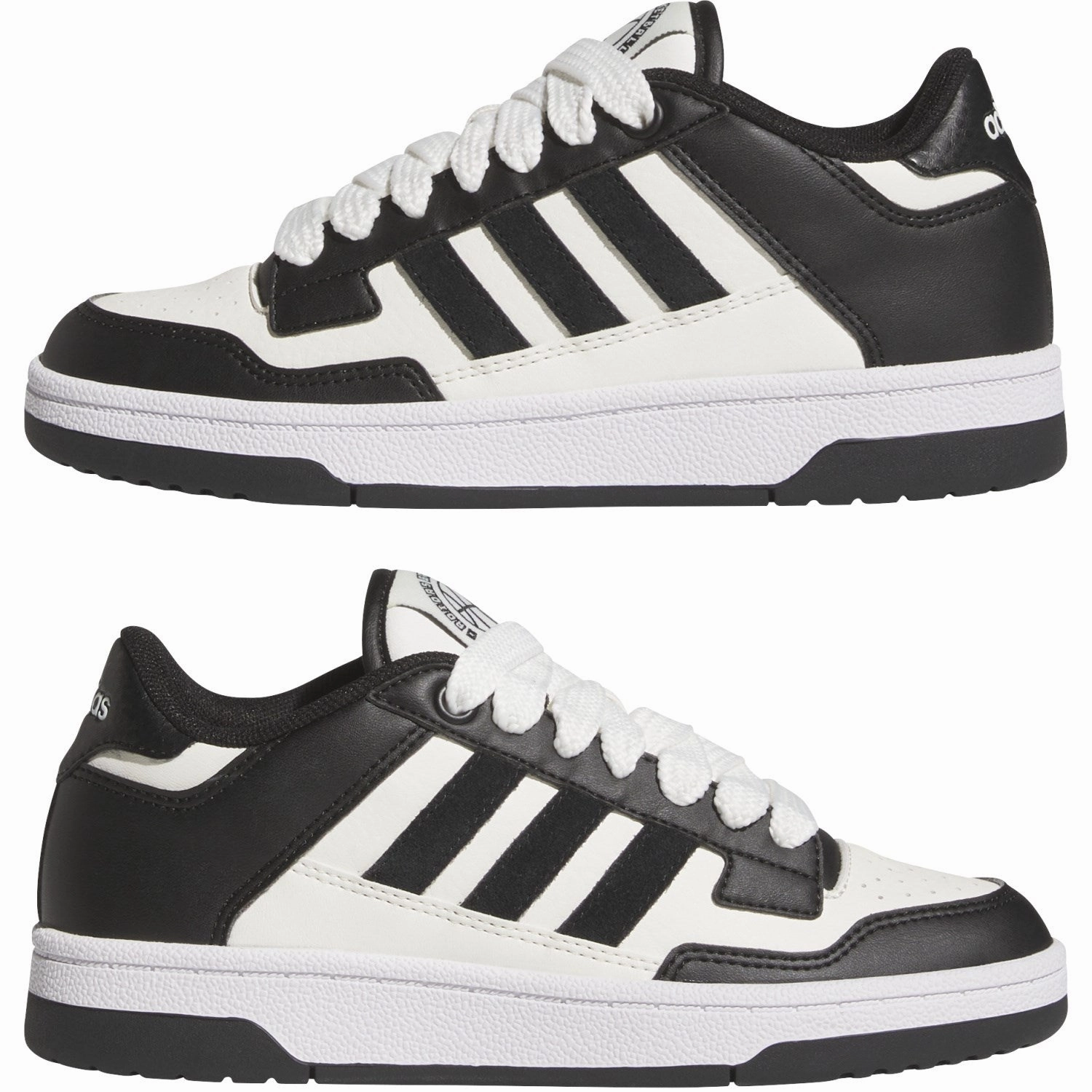 Adidas Originals Core Black/Cloud White/Ftwr White Rapid Court Low J Sneakers Tailored Ease