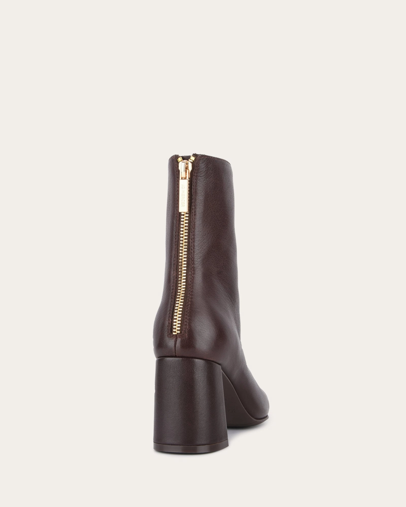 Quiet Design Nevada Mid Ankle Boots Chocolate Leather