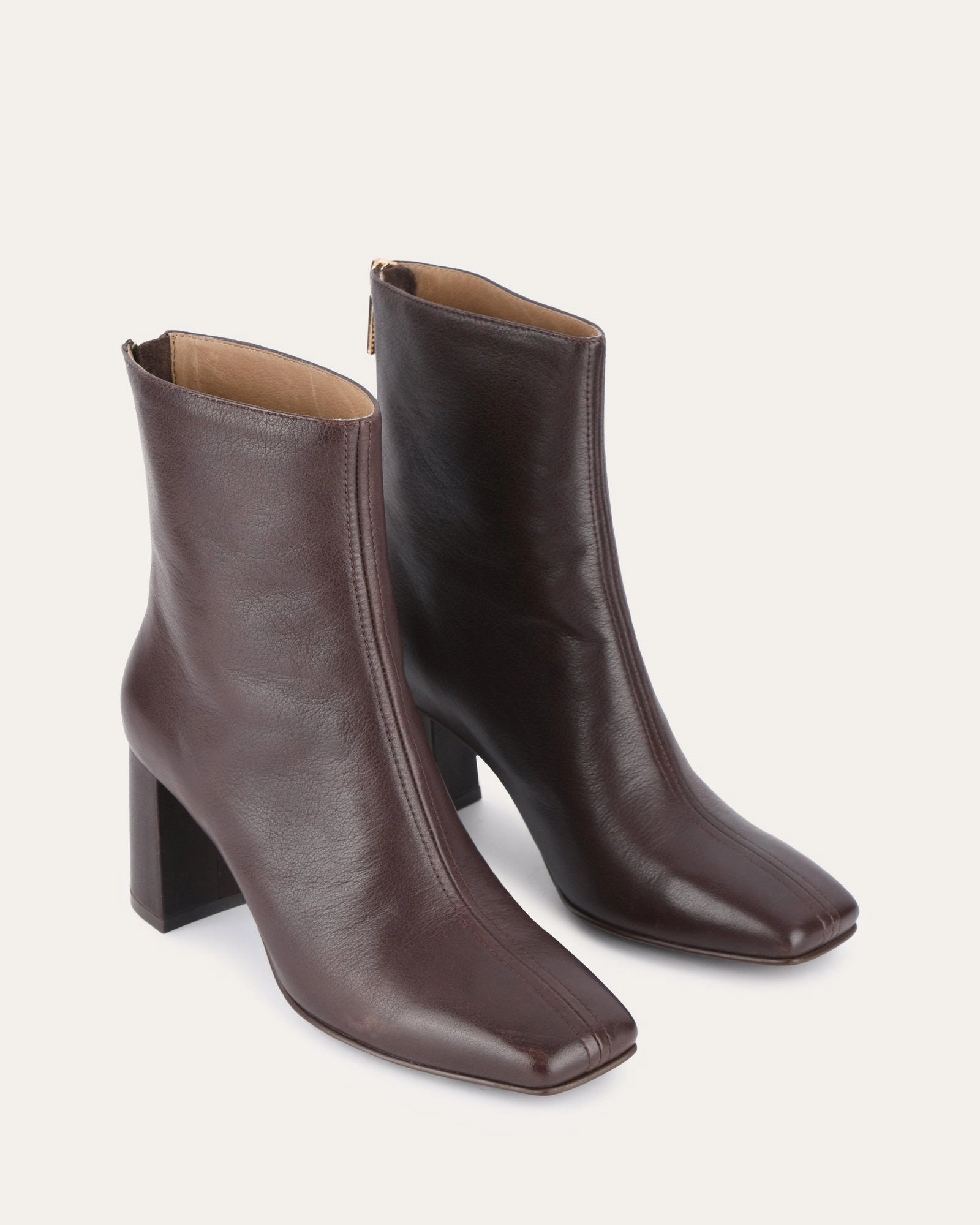 Nevada Mid Ankle Boots Chocolate Leather Ready When You Are Move All Day