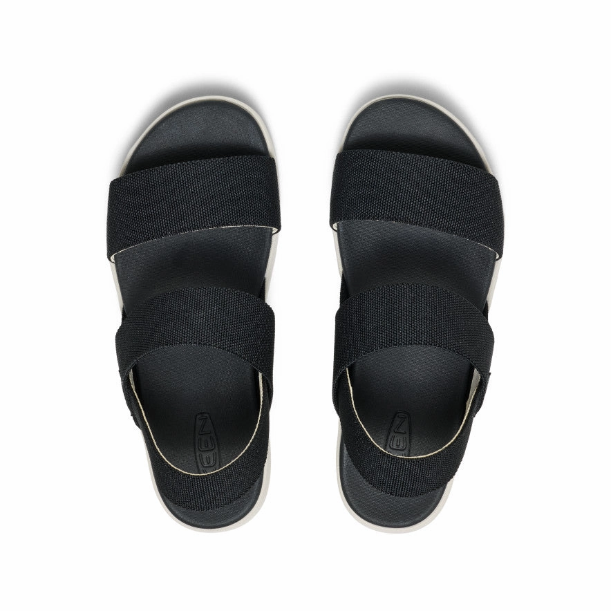 Women'S Elle Backstrap Sandal Wide  |  Black Dynamic Balance