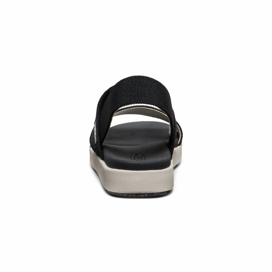 Women'S Elle Backstrap Sandal Wide  |  Black Simplified Life Movement Uniform