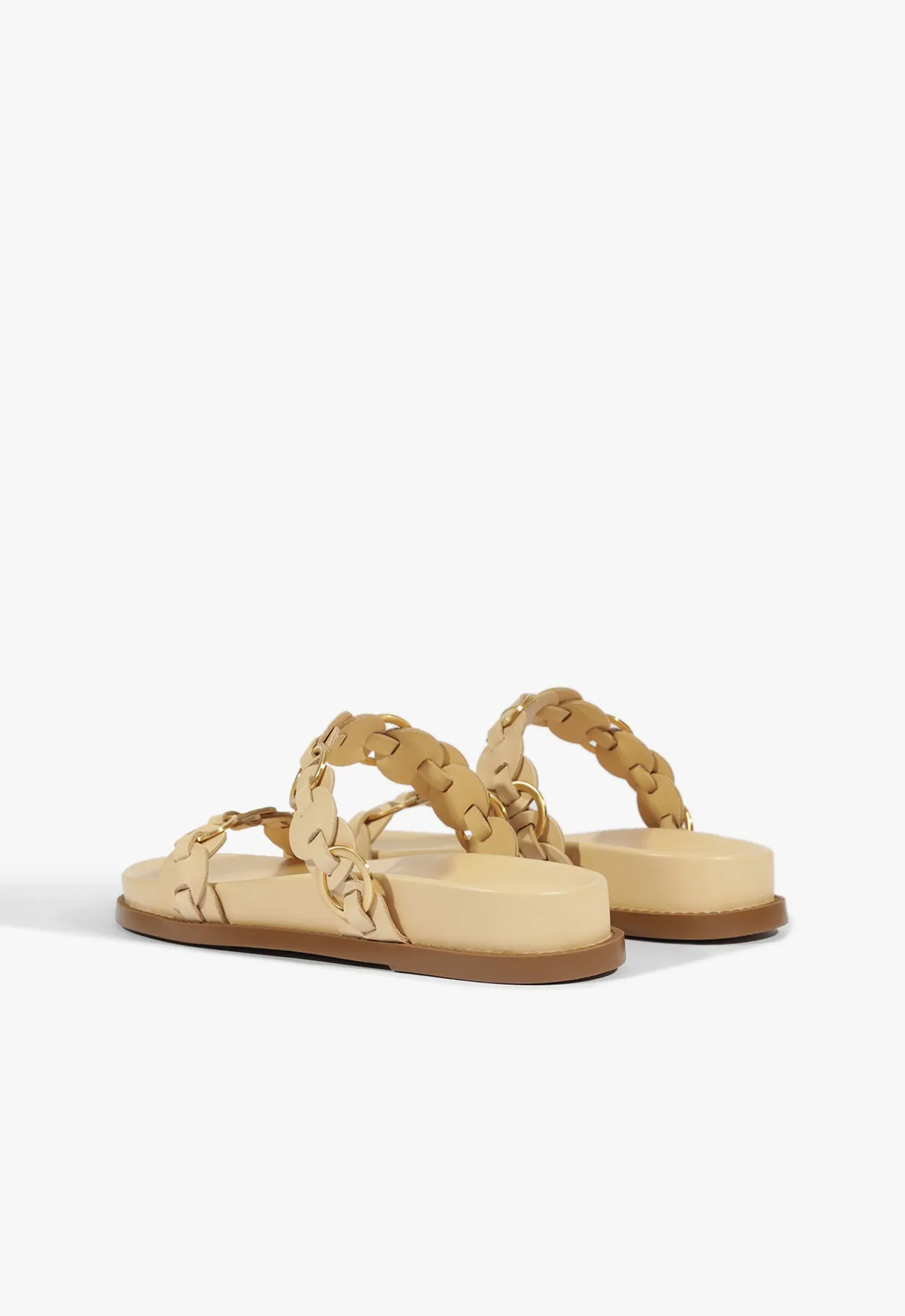 Selina Beige Leather Sporty Sandal Life In Layers Calm Aesthetic