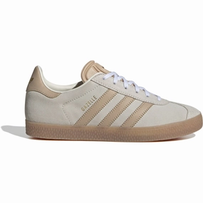 Adidas Originals Cream White/Magic Beige/Gum 3 Gazelle J Sneakers Lifestyle Fusion