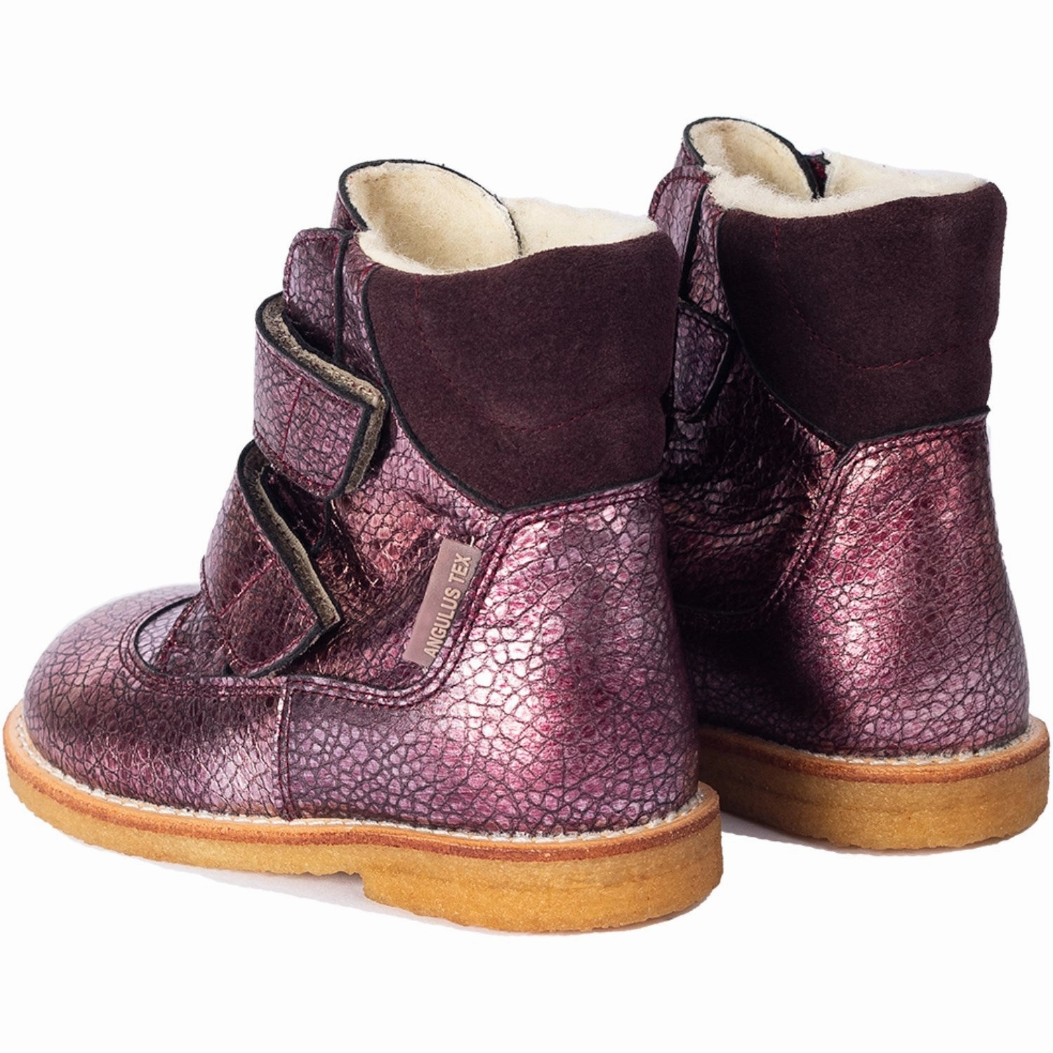 Core Aesthetic Angulus Sunset/Dusty Aubergine Tex Boot With Velcro Closure