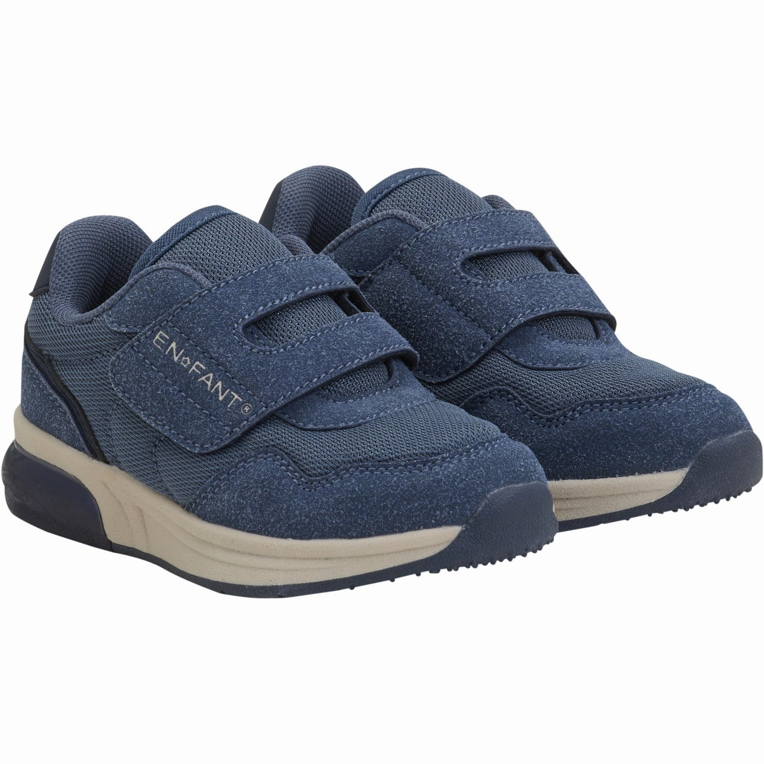Future-Light Crafted To Wear En Fant Vintage Indigo Sneakers Velcro W. Light