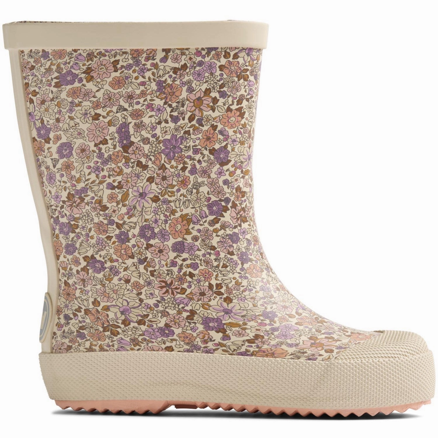 Wheat Lilac Flower Meadow Rubber Boot Muddy Ease In Design Refined Looks